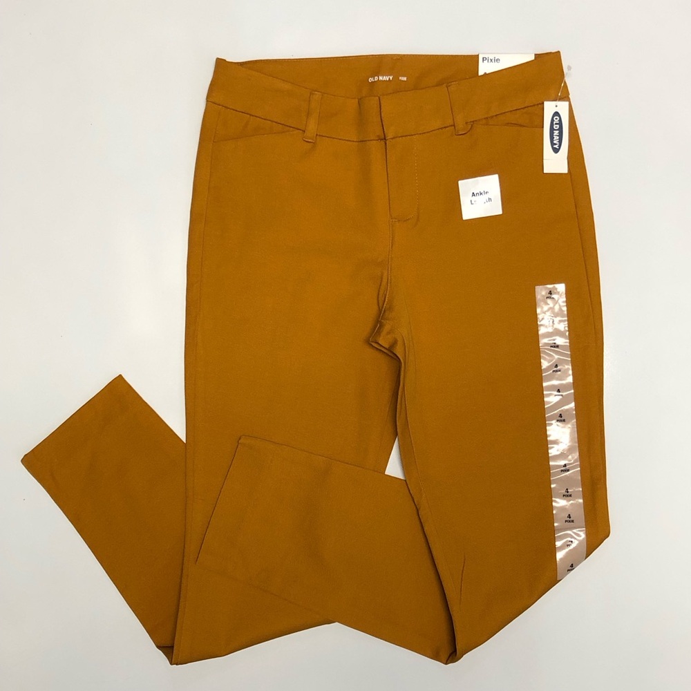 Old Navy pixie mid rise ankle stretch pants size 4